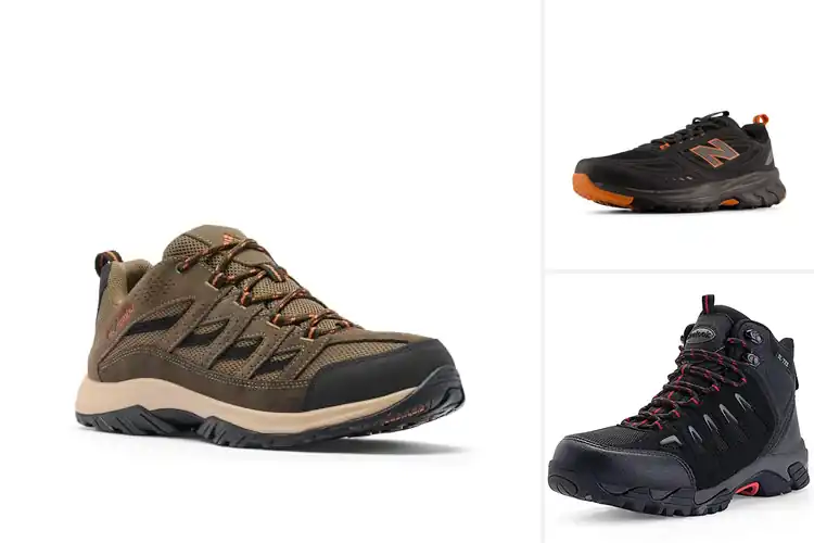 Detailed view of Best All Terrain Hiking Shoes