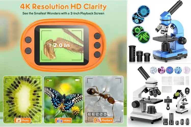 Detailed view of Best Educational Microscopes for Young Explorers