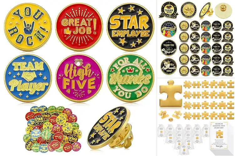 Detailed view of Best Employee Appreciation Pins
