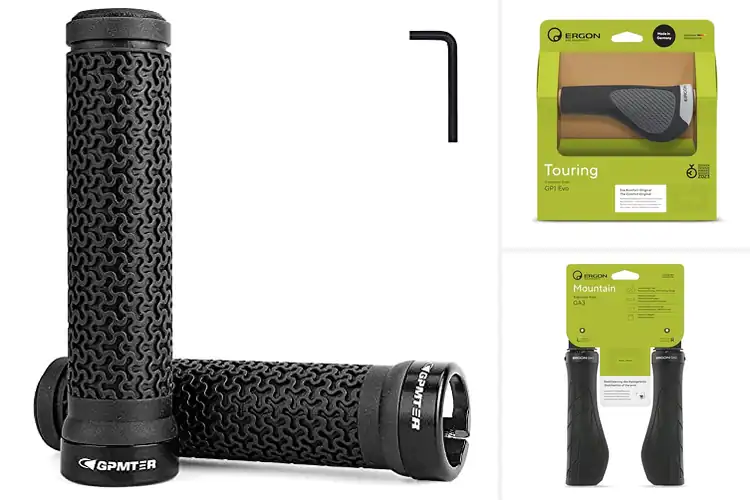 Detailed view of Best Ergnomic Bike Grips: Reduce Hand Pain & Boost Control