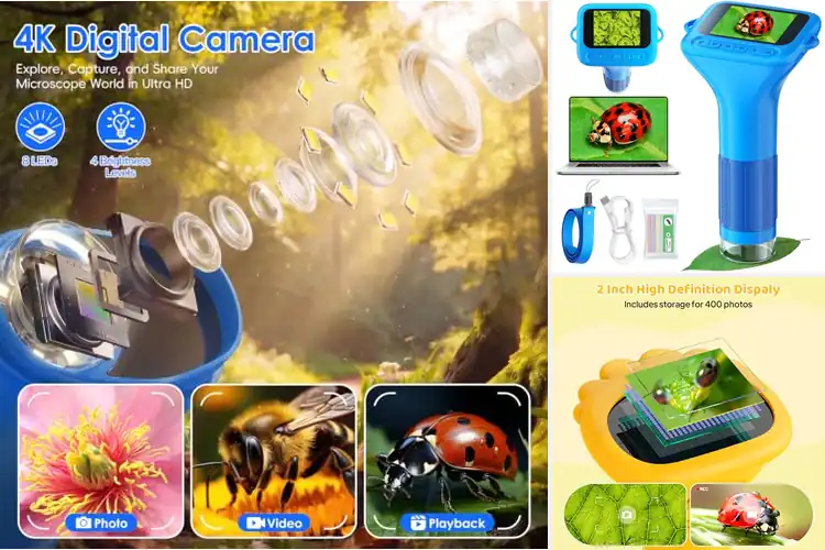 Detailed view of Best Handheld Microscopes For Children