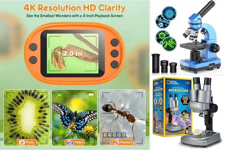 Detailed view of Best Kids Microscopes: Fun Learning Made Easy