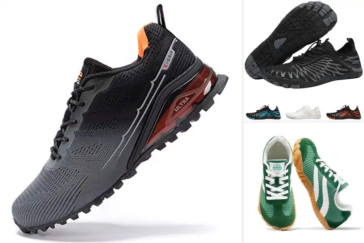 Detailed view of Best Non-Slip Trail Footwear