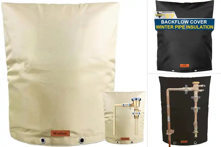 Detailed view of Best Outdoor Backflow Insulation Covers