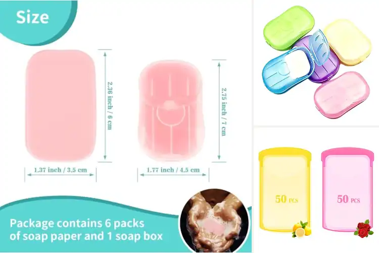 Detailed view of Best Scented Soap Sheets: Refreshing, Portable, Joyful Clean