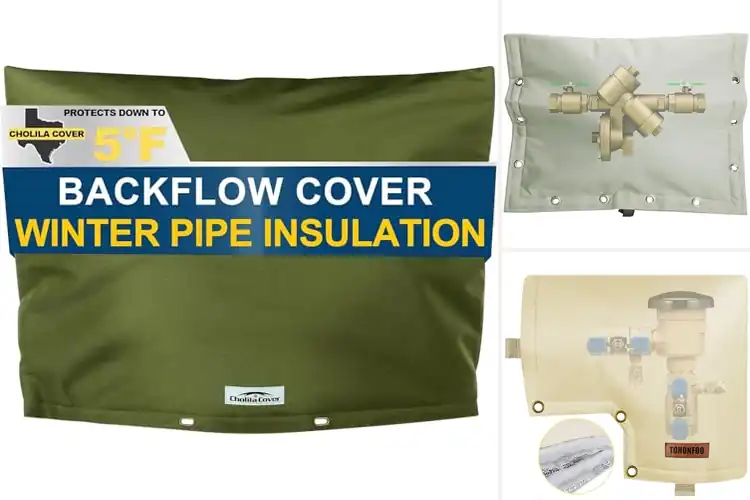 Detailed view of Best Sprinkler Backflow Insulation Covers