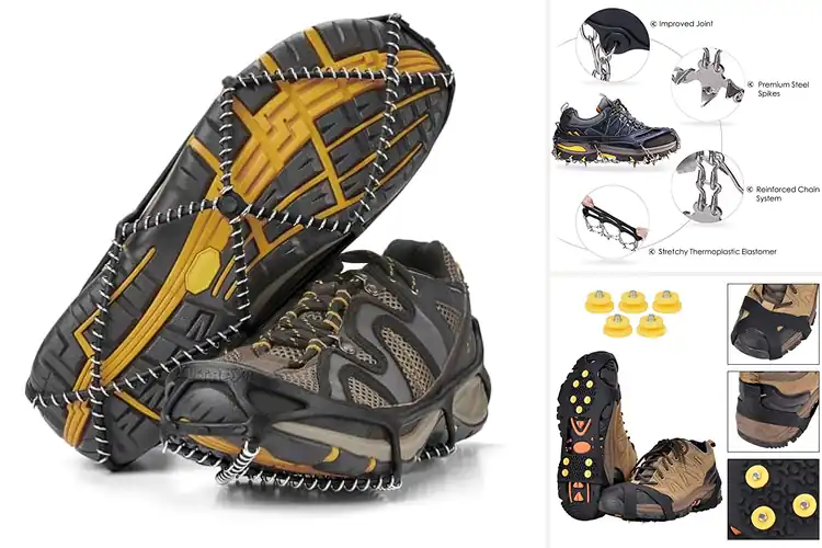 Detailed view of Best Traction Shoes for Snow & Ice Safety