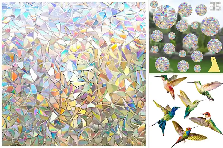 Detailed view of Best Window Decals: Brighten Rooms With Rainbows