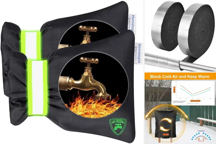 Detailed view of Best Winter Pipe Protections
