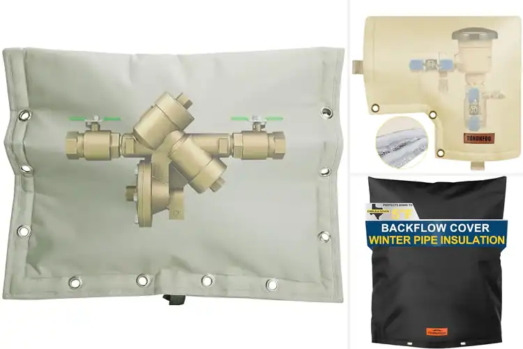 Detailed view of Best Winter Sprinkler Backflow Covers